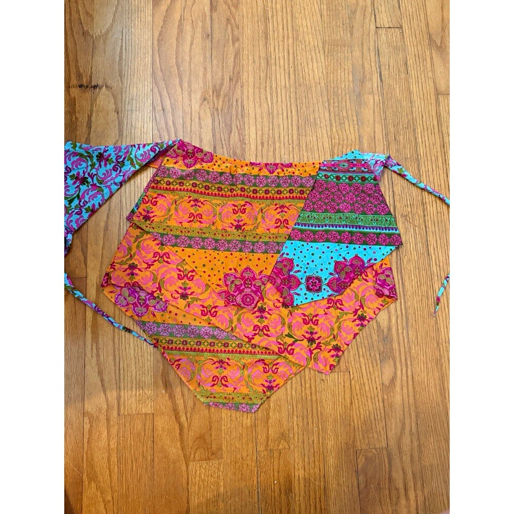 BECCA Rebecca Virtue M/L Swim Cover Up Sarong Skirt Boho Y2K Multicolor